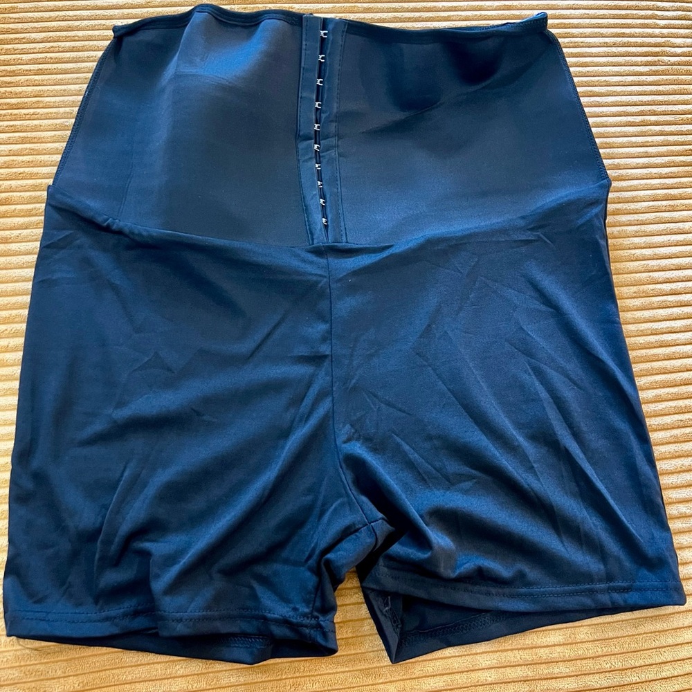 Sweat suit shorts with tummy compression  Brand new